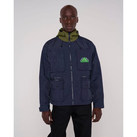 BRAIN DEAD / CROPPED HUNTING JACKET / NAVY