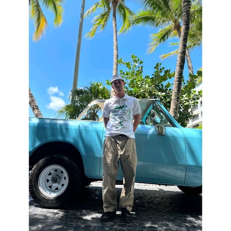 4WD  (4 WORTH DOING) / SNAKE CITY HAT / WHITE/GREEN/BLUE