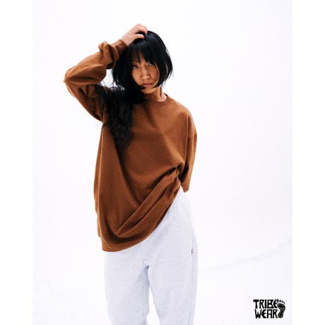 TRIBE WEAR / BASIC L/S TEE / OLIVE