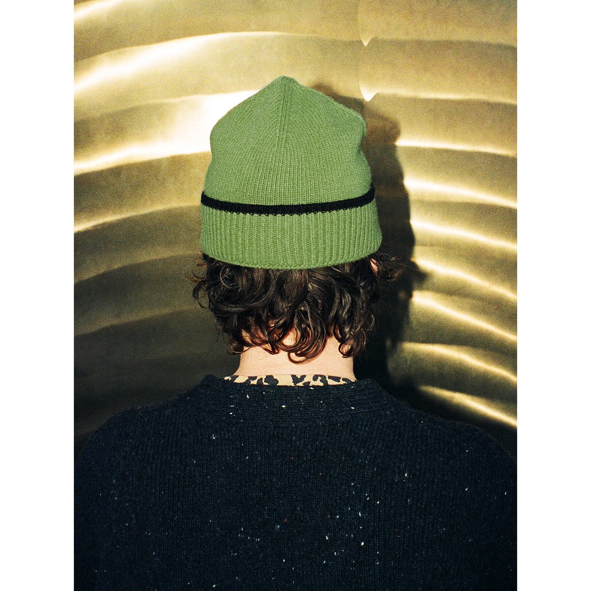SNEEZE MAGAZINE ビーニー ニット帽 SNEEZE Magazine / CONTRAST STRIPE BEANIE / ビーニー – SUPPLY TOKYO