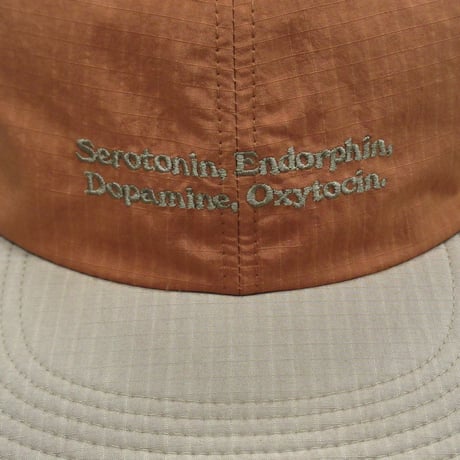 GARBAGE / SOFT BRIM 6 PANEL CAP LOW (HAPPY CHEMICALS) / ORANGE / SAND BRIM (SAND EMB)