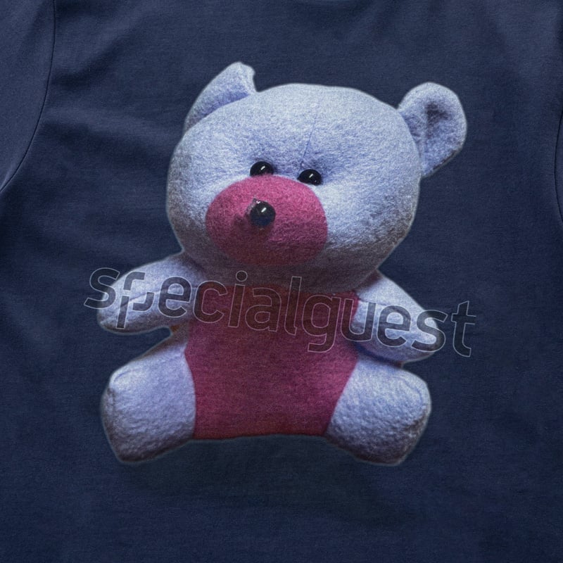 Special Guest K.K. チェック柄Tシャツ M SPECIAL GUEST K.K. / SG BEAR DOLL TEE / NAVY |