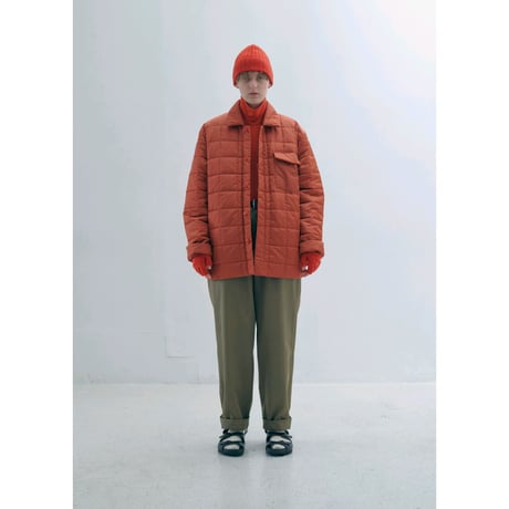 tone / WOOL FINGERLESS GLOVES / VIVID ORANGE