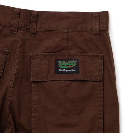 BoTT / RIPSTOP CARGO PANT / DARK BROWN