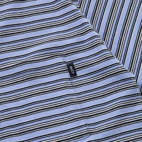BoTT / JACQUARD BORDER TEE / BLUE