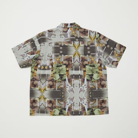 BAL / COLLAGE LYOCELL SS SHIRT / GRAY