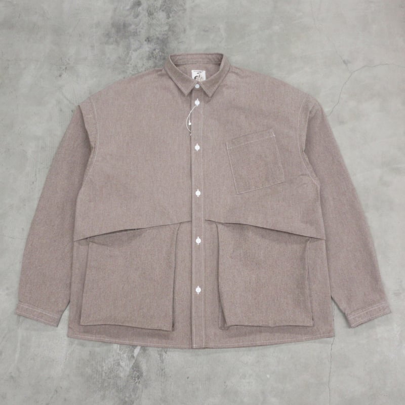 NOROLL / HWR WOOL WEATHER SHIRT / BEIGE | Sopho