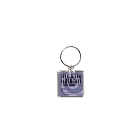 LQQK STUDIO / KEY CHAIN / CLEAR - PURPLE