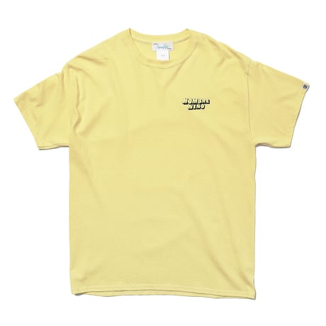 HOMBRE NINO / S/S PRINT TEE (DEADKEBAB PUFF LOGO) / LT YELLOW