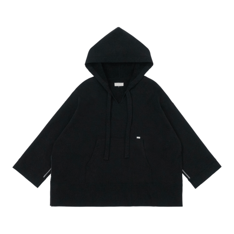 ON-AIR / HEAVY FLEECE BAJA HOODIE / BLACK