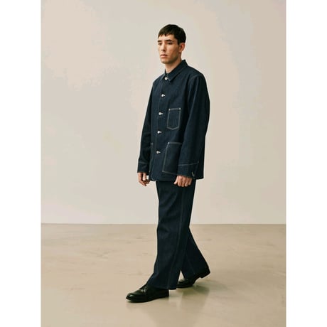 PHIGVEL MAKERS & Co. / DENIM CHORE JACKET / INDIGO RIGID