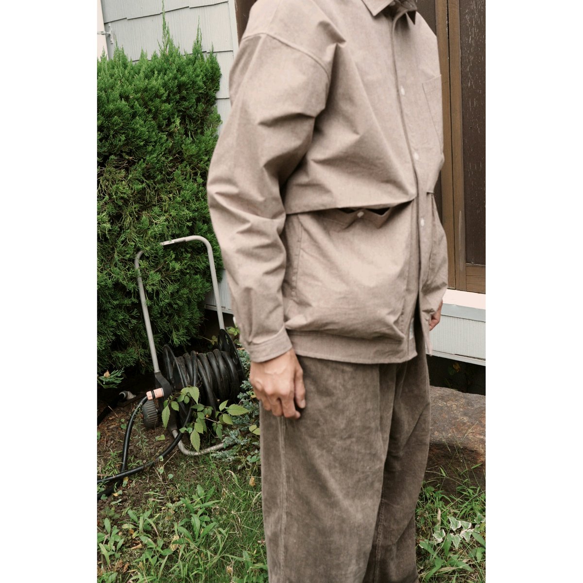 NOROLL / HWR WOOL WEATHER SHIRT / BEIGE | Sopho