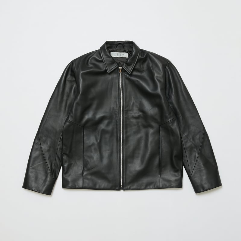 BAL / TECH LEATHER ZIP JACKET / BLACK | Sophomore
