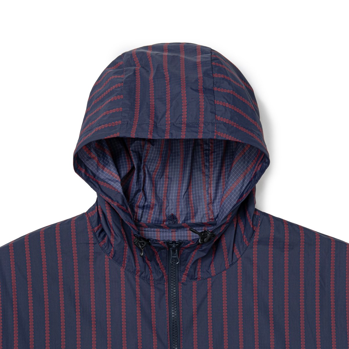 SOL soonerorlater / STRIPE NYLON HOODED JACKET