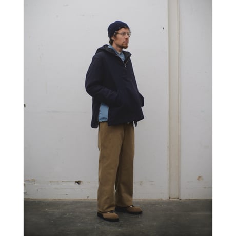 PHIGVEL MAKERS & Co. / CAMEL YARN MIL WATCH CAP / INK NAVY