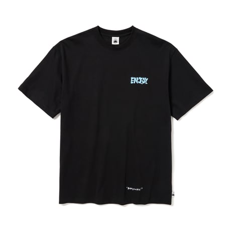 SARCASTIC / ENJOY E AGAIN SHORT SLEEVE TEE / BLACK