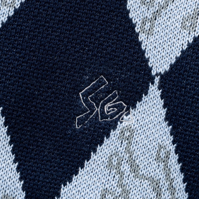 SPECIAL GUEST K.K. / CPU KNIT SWEATER / BLUE |