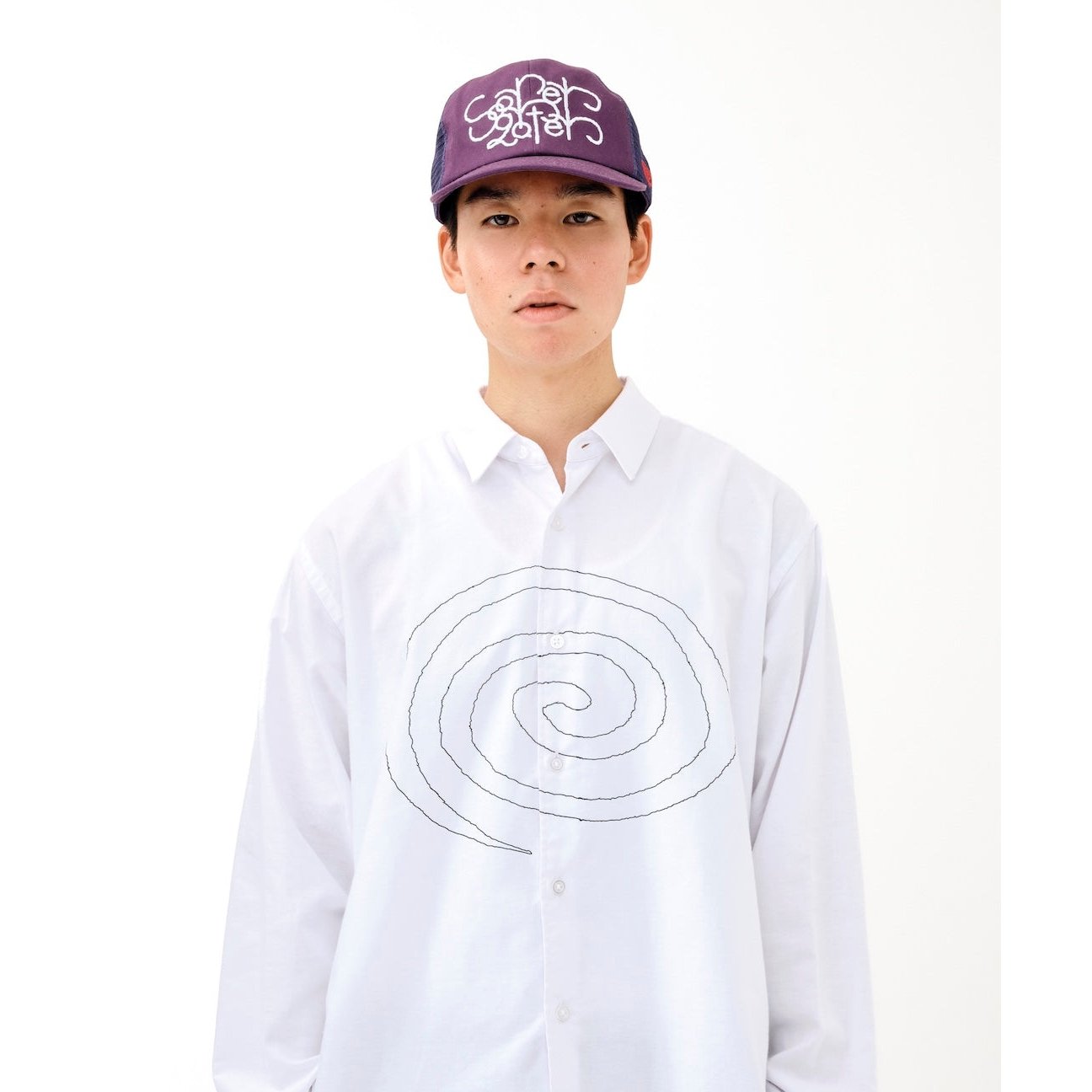 SOL soonerorlater / STEM LOGO MESH CAP / PURPLE
