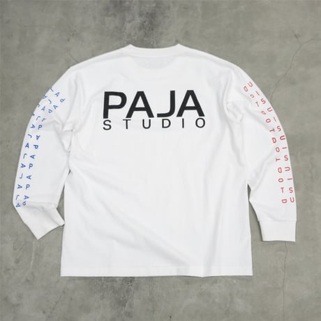 PAJA STUDIO / A LOGO L/S TEE / WHITE