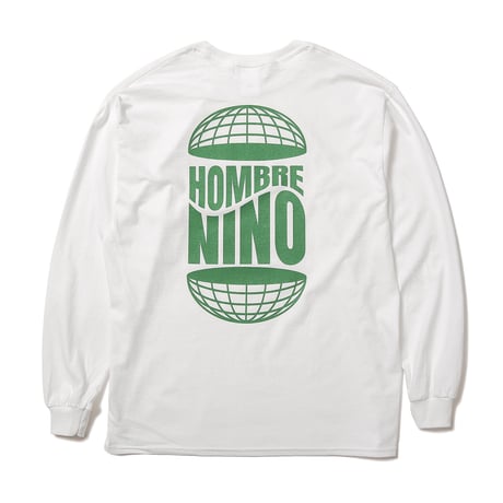 HOMBRE NINO / L/S PRINT TEE (PLANET) / GREEN