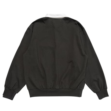 LQQK STUDIO / RUGBY SHIRT / BLACK
