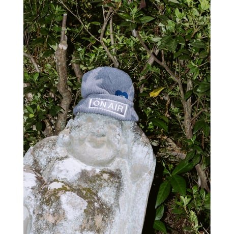 ON-AIR / ON AIR BASIC LOGO CUFF BEANIE / GREY