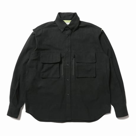HOMBRE NINO / MULTI POCKET SHIRT / BLACK