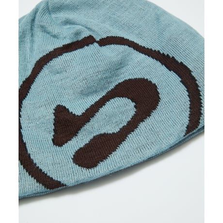 BAL / BIG LOGO SOFT BEANIE HAT / STEEL BLUE
