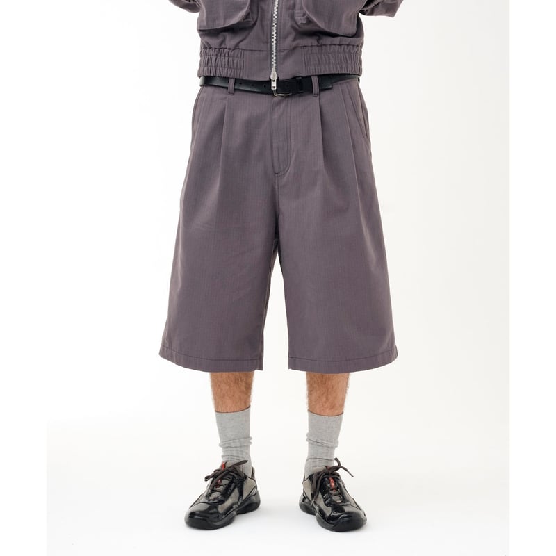 SOL soonerorlater / COTTON RIPSTOP BAGGY SHORTS