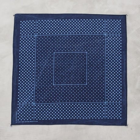 HAV-A-HANK / OVER DYED DOTS HANKY / SAX