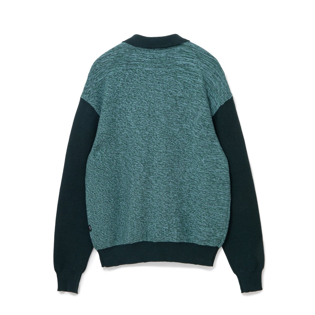 BoTT / Marled Knit Polo カーディガン BoTT / MARLED KNIT POLO / DARK GREEN | Sophomore