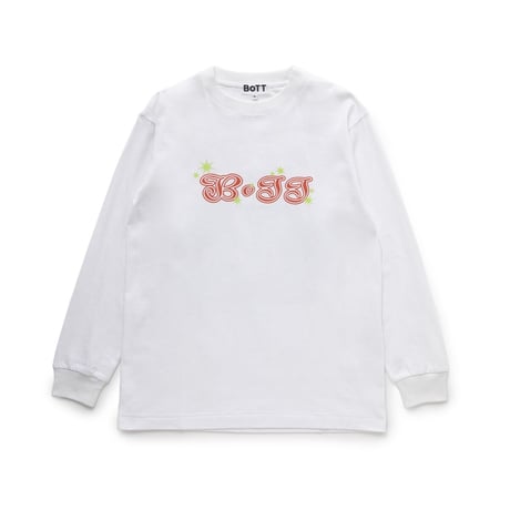 BoTT / SPARKLE L/SL TEE / WHITE
