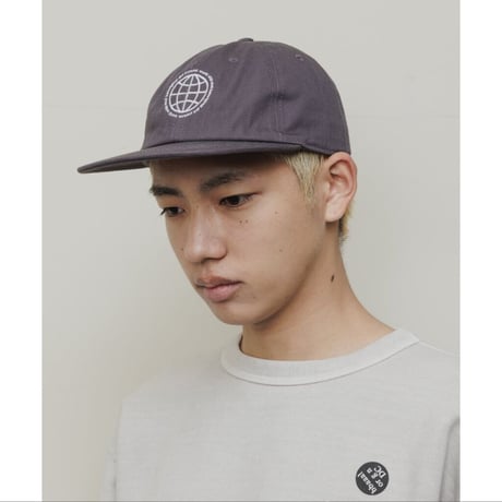 BAL / WORLD COTTON 6-PANEL HAT / CHACOAL