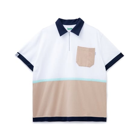 SPECIAL GUEST K.K. / SG 3COLORS S/S POLO SHIRTS / WHITE
