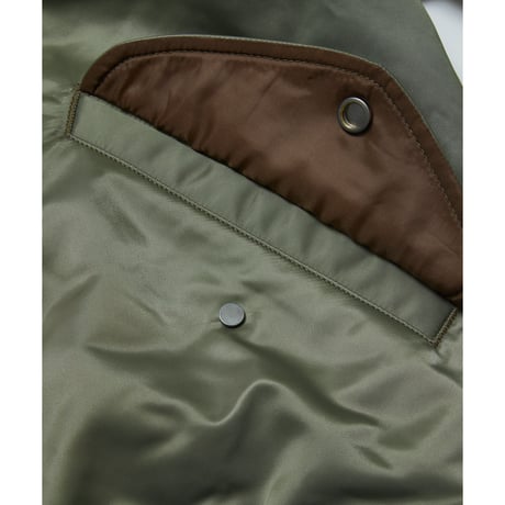 BAL / x SPIEWAK DOUBEL ZIP BOMBER JACKET / ALPHA GREEN