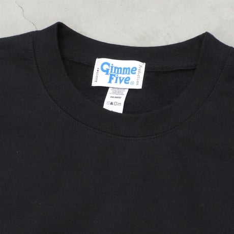 GIMME FIVE x TIM COMIX / 5CENT WIRE PATCH CREW / BLACK