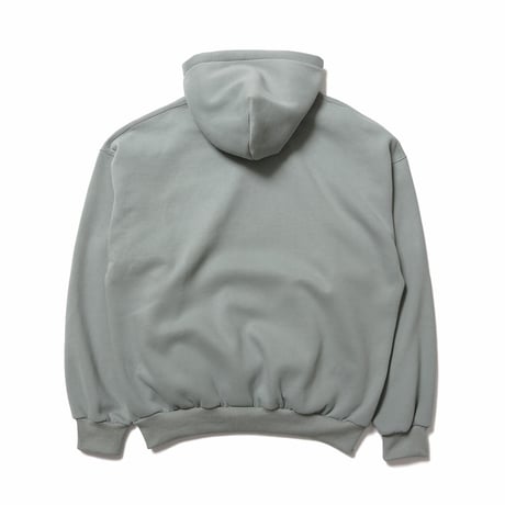 HOMBRE NINO / RUBBER LOGO HOODED PULL OVER / BLUE GRAY