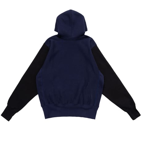 LQQK STUDIO / SIGNATURE SNAP FLEECE HOODIE / COLOR BLACK