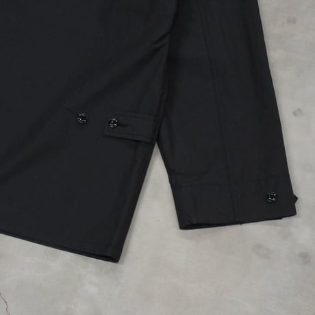 tone / COTTON NYLON GARDEN JACKET / BLACK
