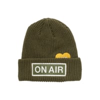 ON-AIR / ON AIR BASIC LOGO CUFF BEANIE / ARMY