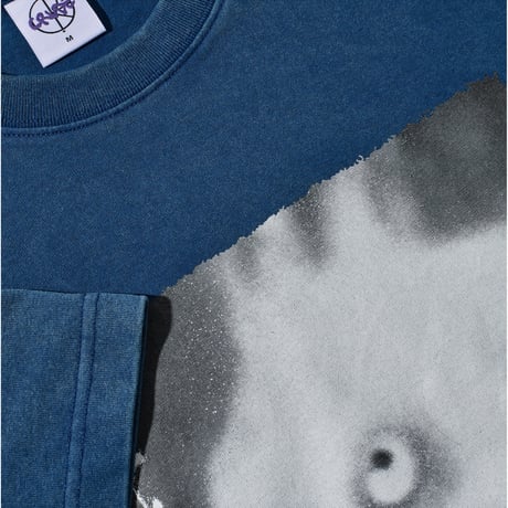 POLAR SKATE CO. / TEE / RABBIT / WASHED BLUE