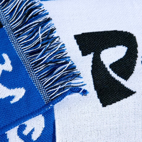 POLAR SKATE CO. / FOOTBALL SCARF / CHECKERS / BLUE