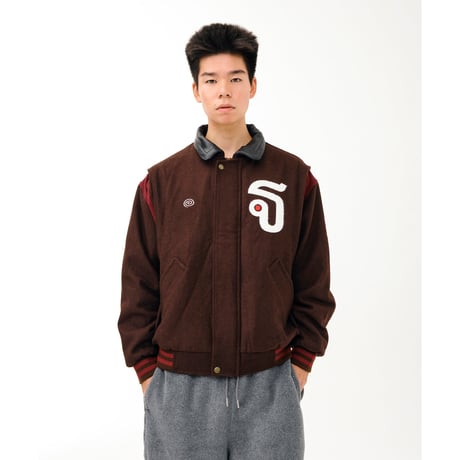 SOL soonerorlater / VARSITY JACKET / GREEN