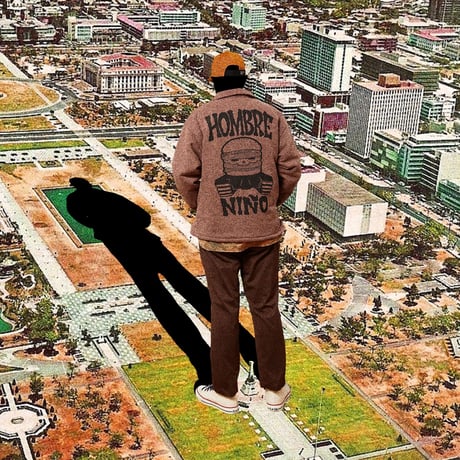 HOMBRE NINO / SWEAT COACH JACKET / BROWN
