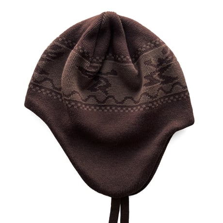COMFORTABLE REASON / DUB EFFECT EAR FLAP / BROWN