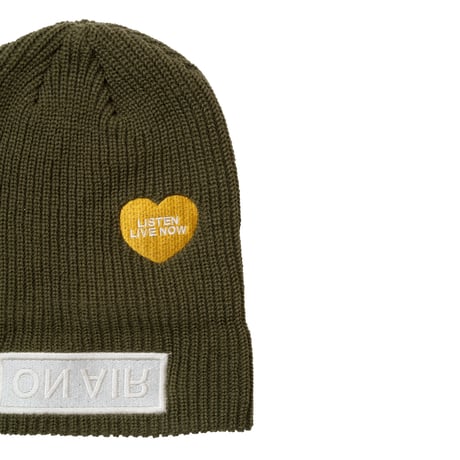 ON-AIR / ON AIR BASIC LOGO CUFF BEANIE / ARMY