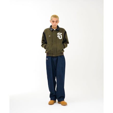 SOL soonerorlater / VARSITY JACKET / GREEN
