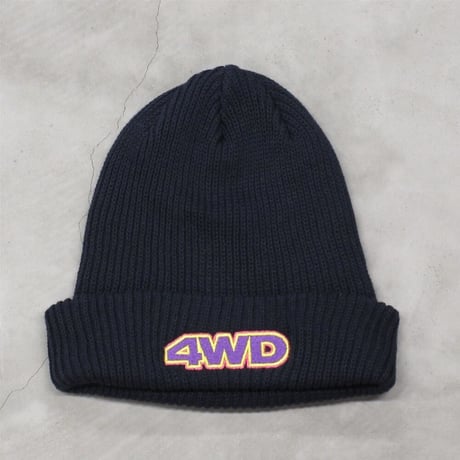 4WD  (4 WORTH DOING) / 4WD BEANIE / NAVY