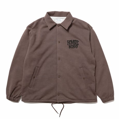 HOMBRE NINO / SWEAT COACH JACKET / BROWN