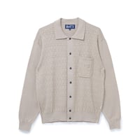 BoTT / BUTTON DOWN KNIT POLO / PUTTY